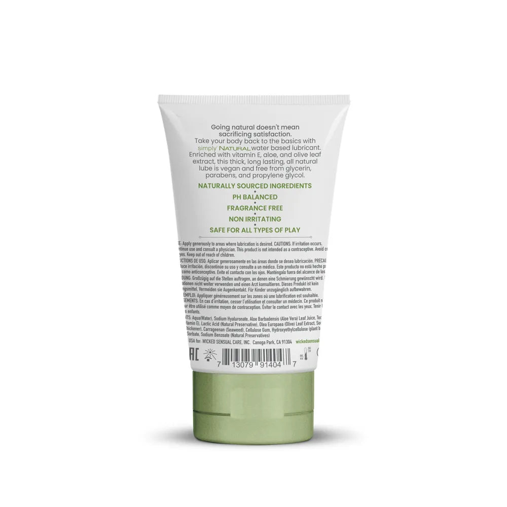 Wicked Simply Natural – All Natural Water-Based Lubricant