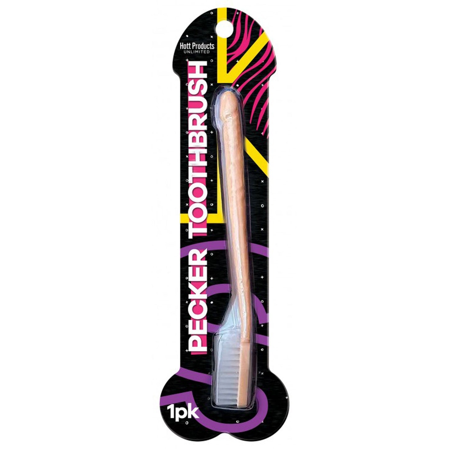 The Pecker Toothbrush – Medium Bristles Ergonomic Oral Care Toothbrush