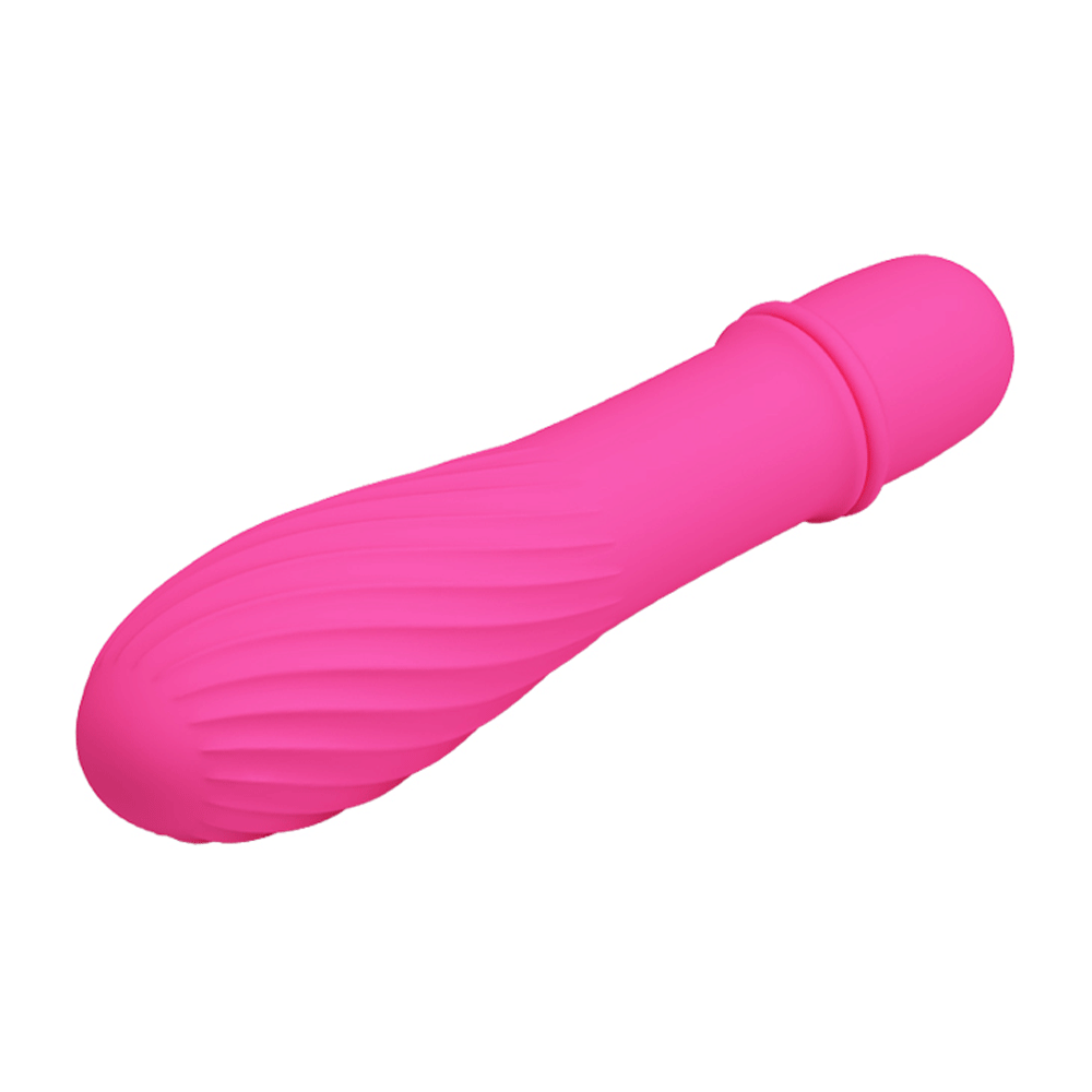 Solomon Mini Vibrator – Silicone Small Vibrator with Swirl Tip