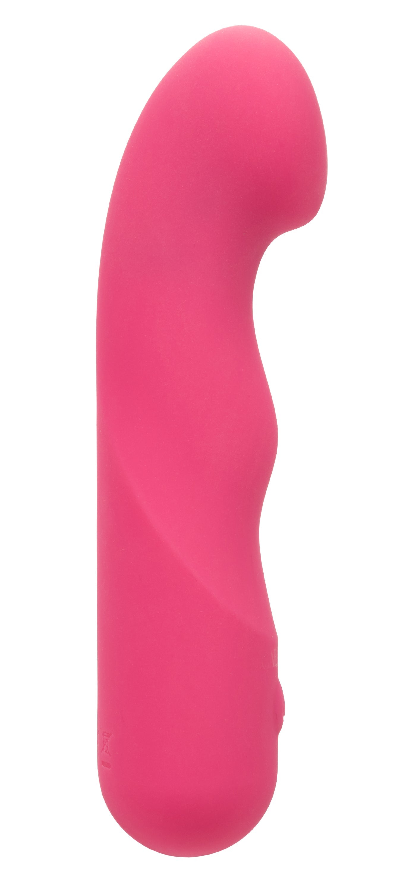 Liquid Silicone Pixies Curvy Pink Flexible Curved Massager with 10 Speeds