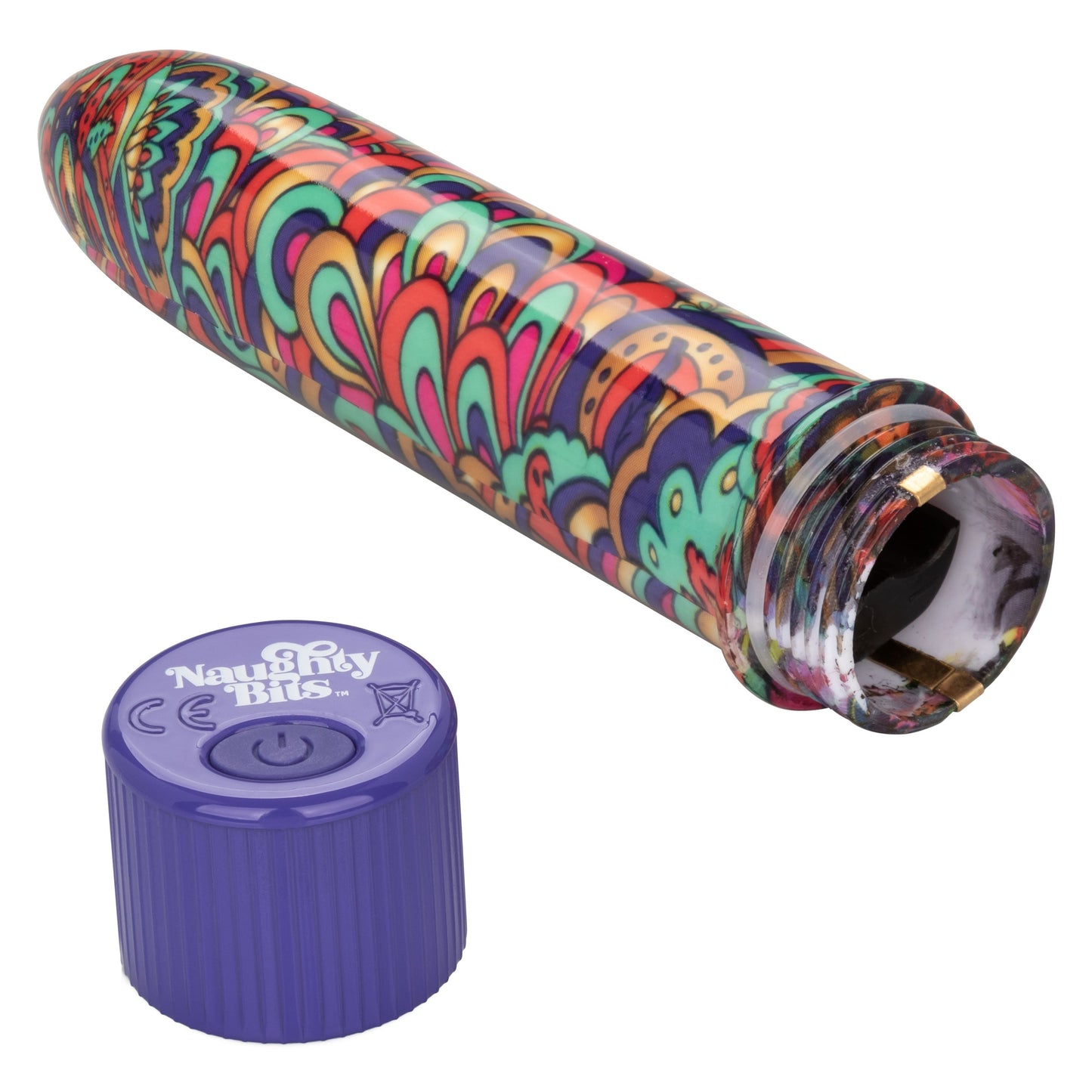 Naughty Bits Shake It Off Powerful Mini Vibrator 4.25 Inch Waterproof Colorful Design