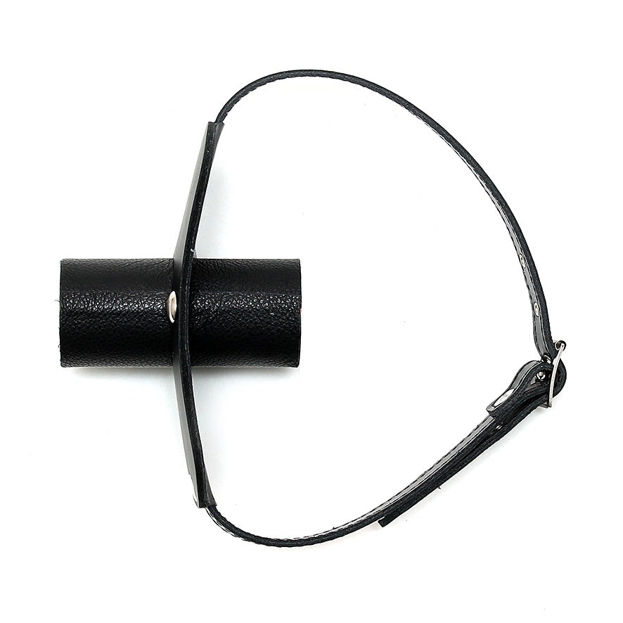 Rimba Leather Gag With Urine Tube – Adjustable Leather Gag