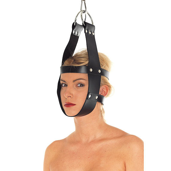 Rimba Leather Mask Hanger – Adjustable Leather Restraint Accessory