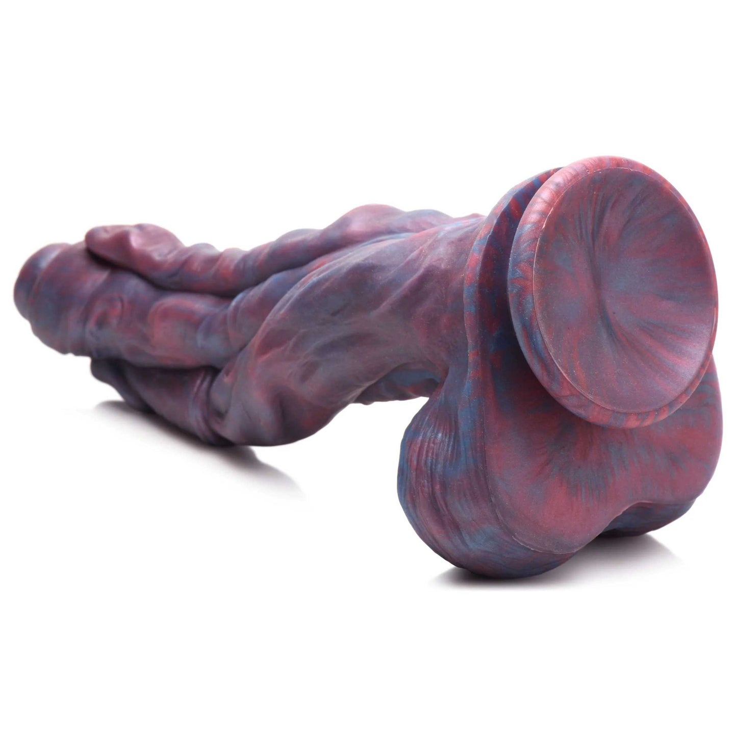 Creature Cocks Hydra (Dark Blue and Red) – 26.9 cm Silicone Dildo