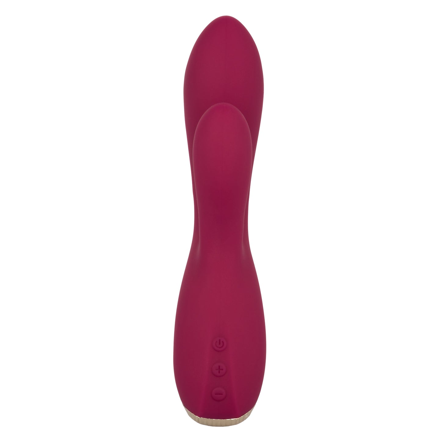 Uncorked Cabernet Dual Massager in Deep Wine Red with 10 Speeds and Silicone Vibrator