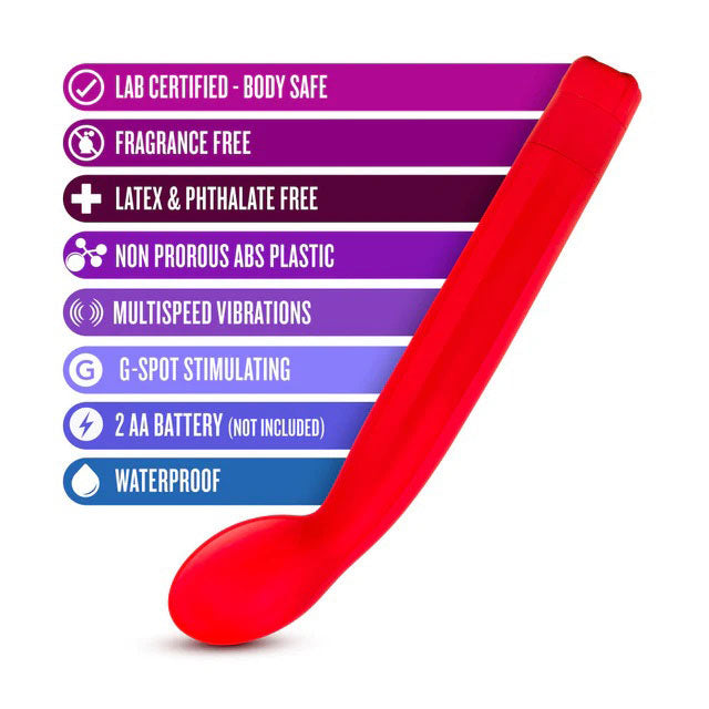 Sexy Things G Slim Red G Spot Stimulator 7 Inches