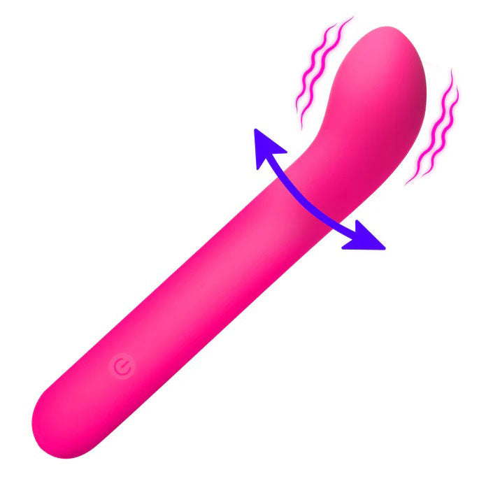 G-Spot Flexible Silicone Vibrator (Pink) – 6.1 Inch Silicone G-Spot Vibrator