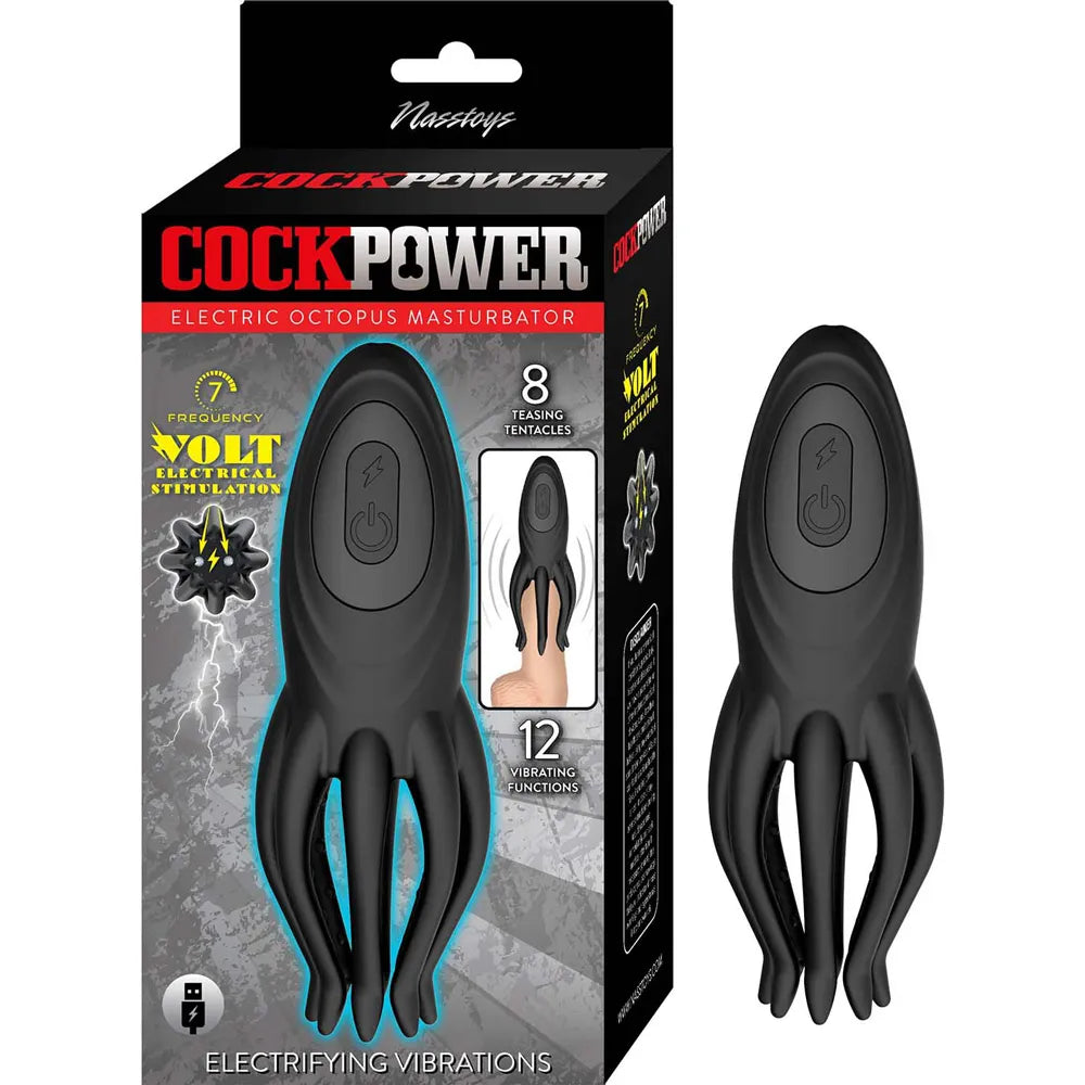 Nasstoys Cockpower Electric Octopus – USB Rechargeable Silicone Masturbator