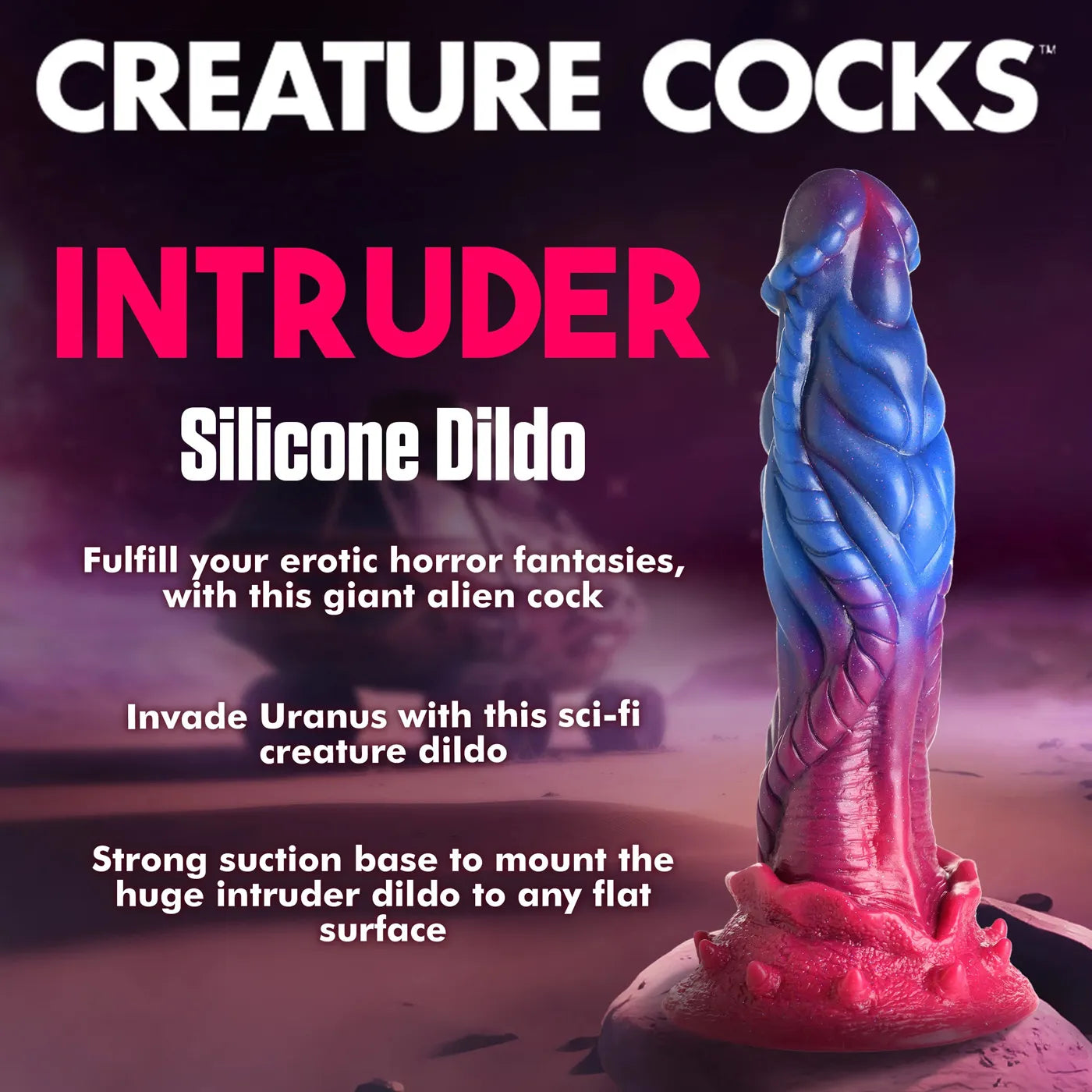 Intruder Alien – 7.6 Inch Silicone Dildo