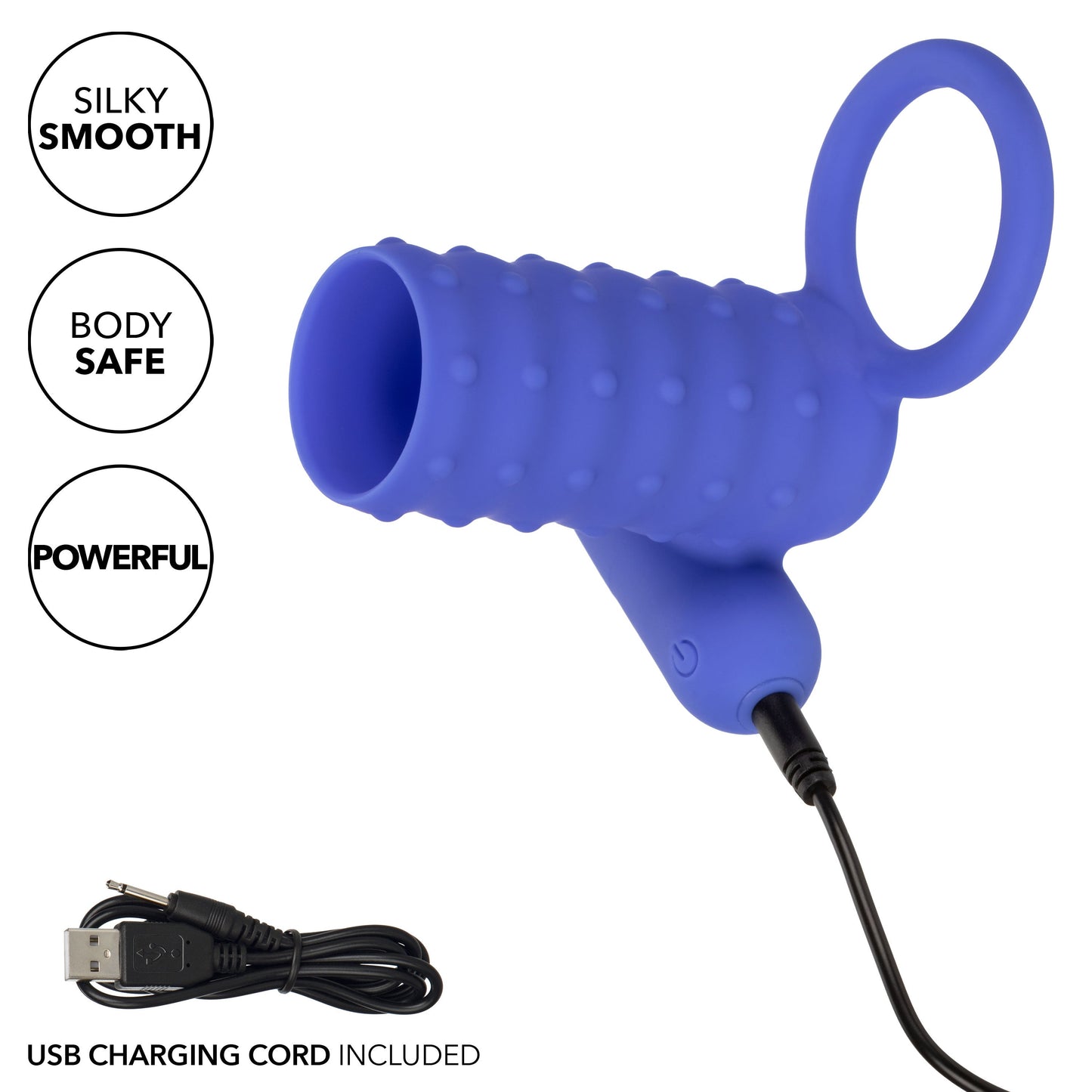 Endless Desires Enhancer – Ribbed Vibrating Cock Sleeve
