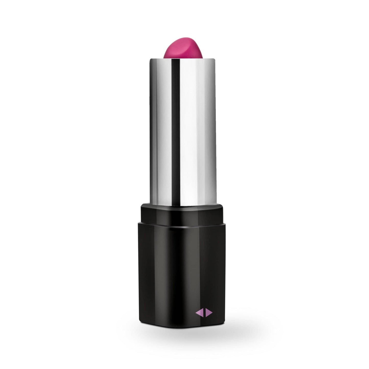 Rose Lipstick Vibe Black 4 Inch Compact Pleasure Toy