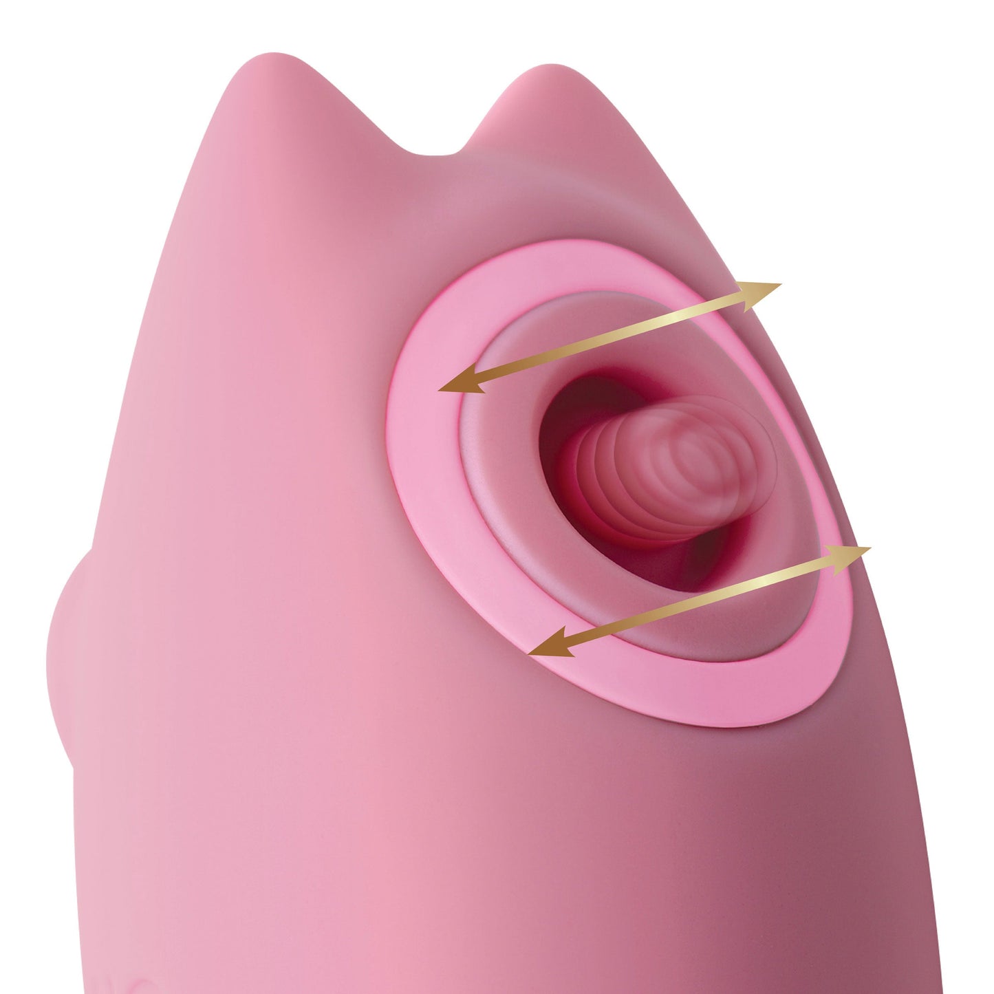 Shegasm Kitty Licker Triple Clit Stimulator Pink Vibrator