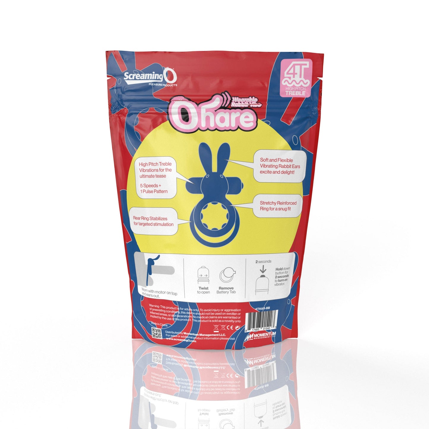 Screaming O 4T Ohare Blueberry – Targeted Treble Vibration Stimulation