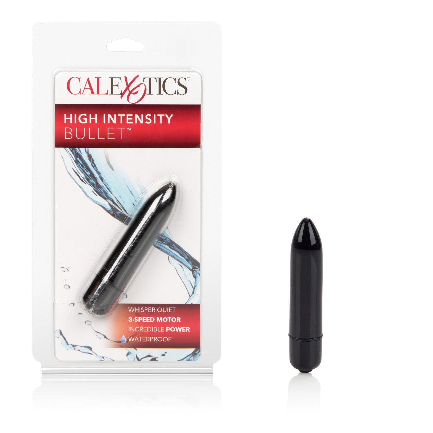 CalExotics High Intensity Bullet (Black) – Waterproof Compact Vibrator