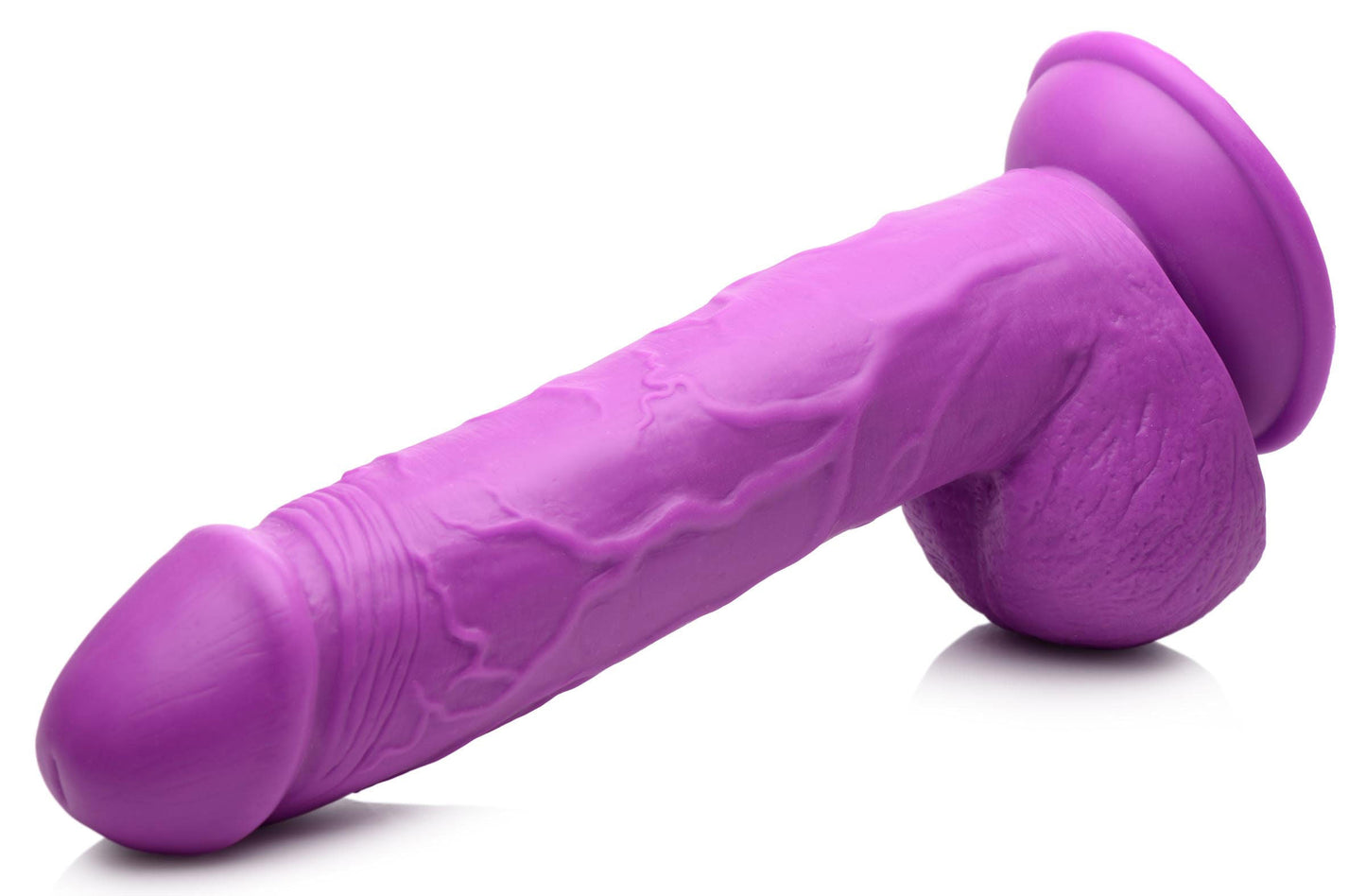 Pop Pecker 8.25 Inch Realistic Dildo With Suction Base Light