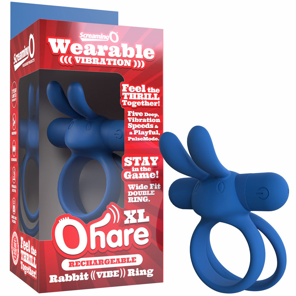 Ohare XL (Black | Blue | Green) – Rechargeable Large Rabbit Vibrator