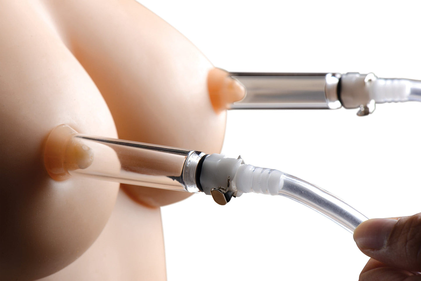 Nipple Pumping System with Dual Cylinders 2.75 Inches