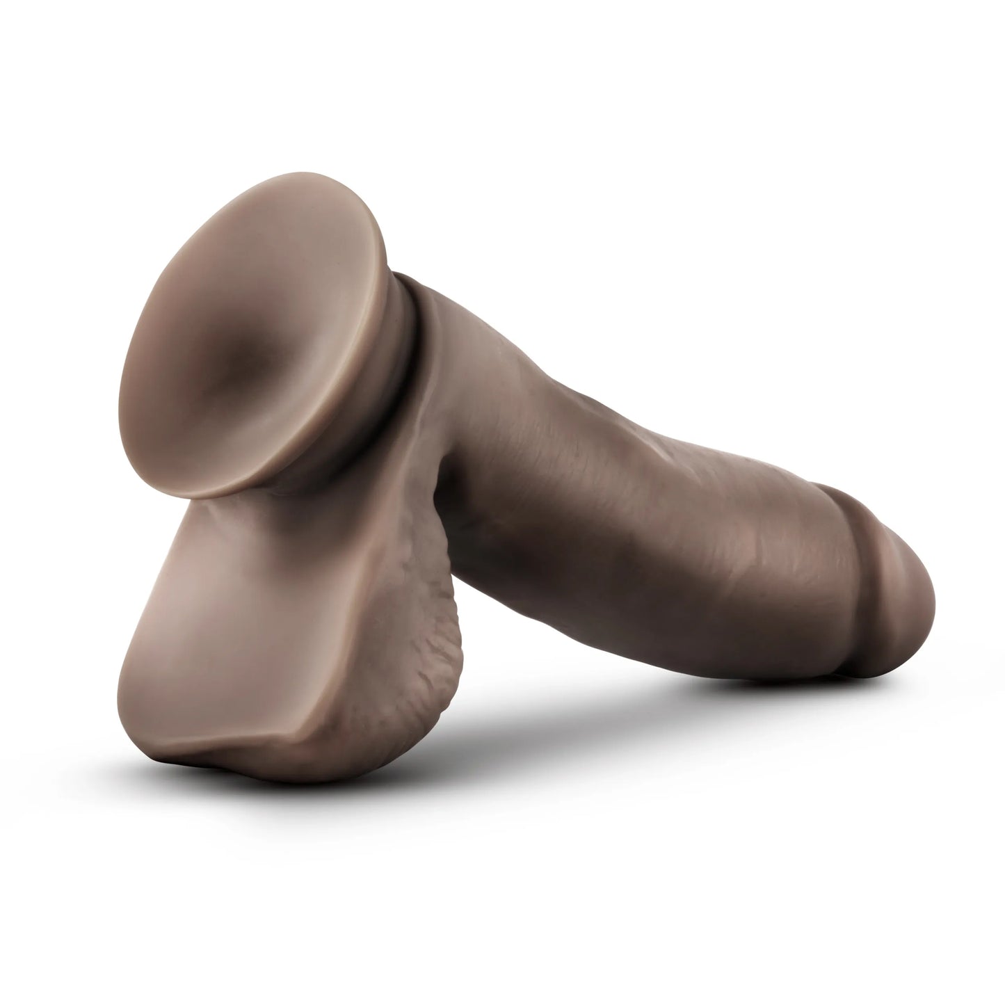 Dr. Skin Glide 7 Inch Self-Lubricating Dildo with Balls