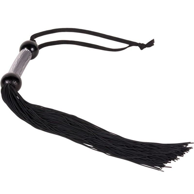 Sportsheets Large Rubber Whip – 16cm Handle 35cm Tail Whip