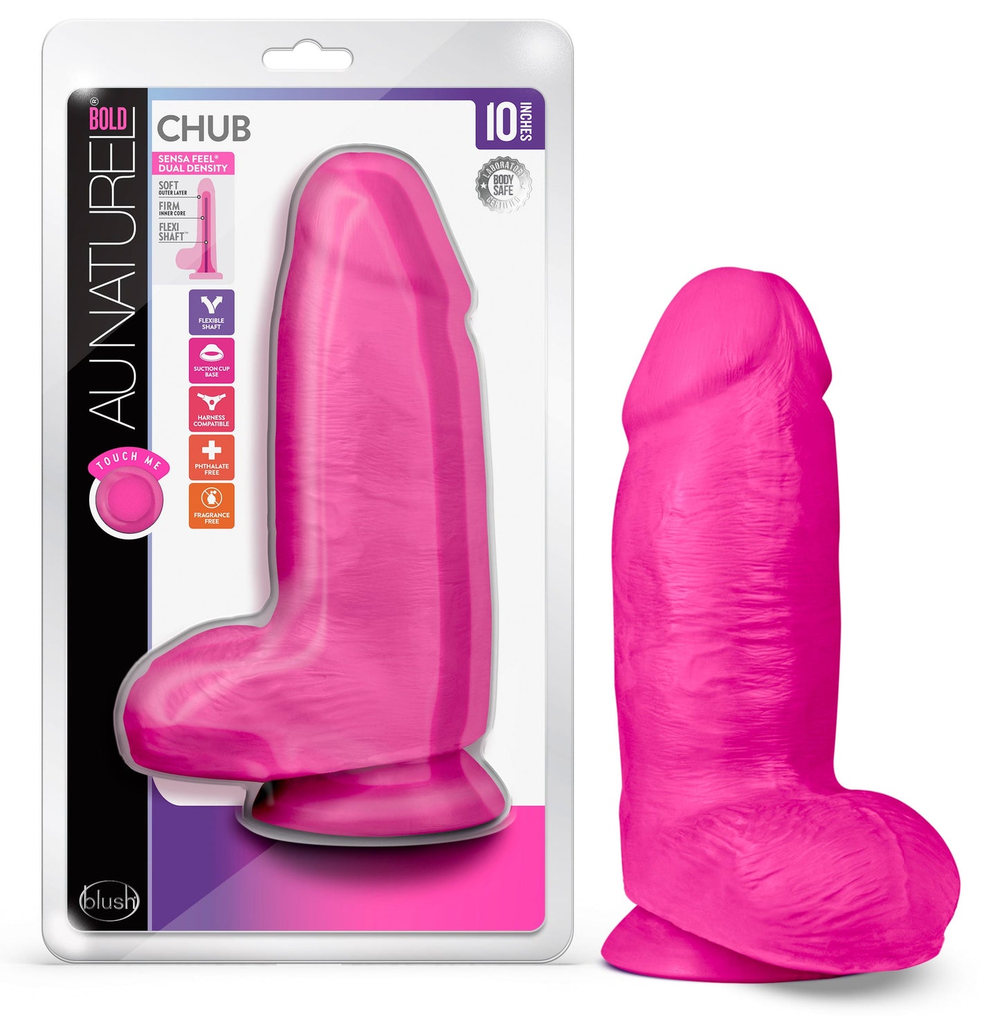 Au Naturel Bold Chub 10 Inch Dildo