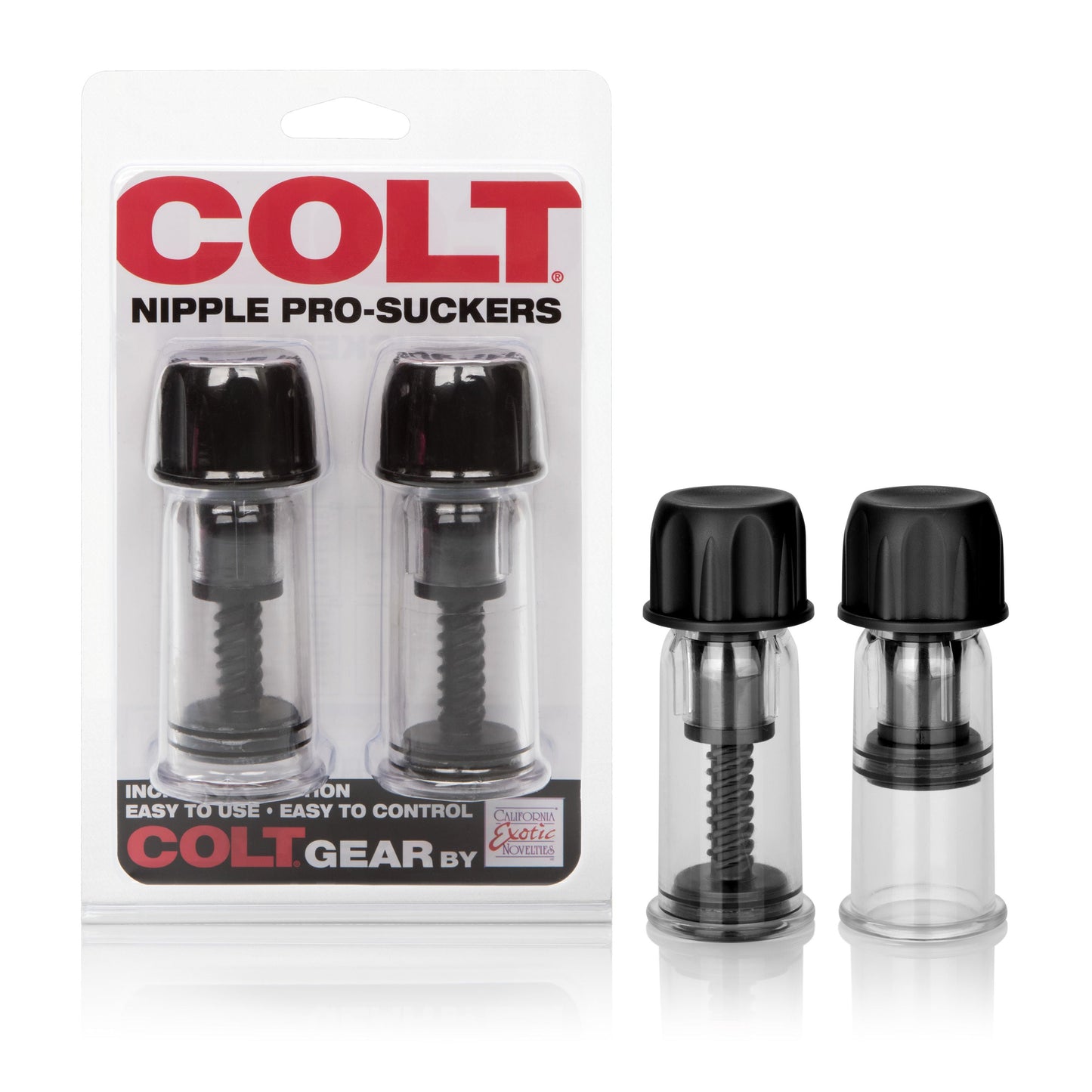 Colt Nipple Pro-Suckers (Black) – Adjustable Suction Nipple Clamps