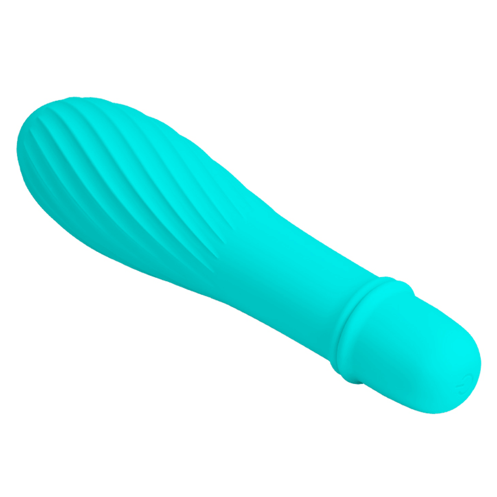 Solomon Mini Vibrator – Silicone Small Vibrator with Swirl Tip