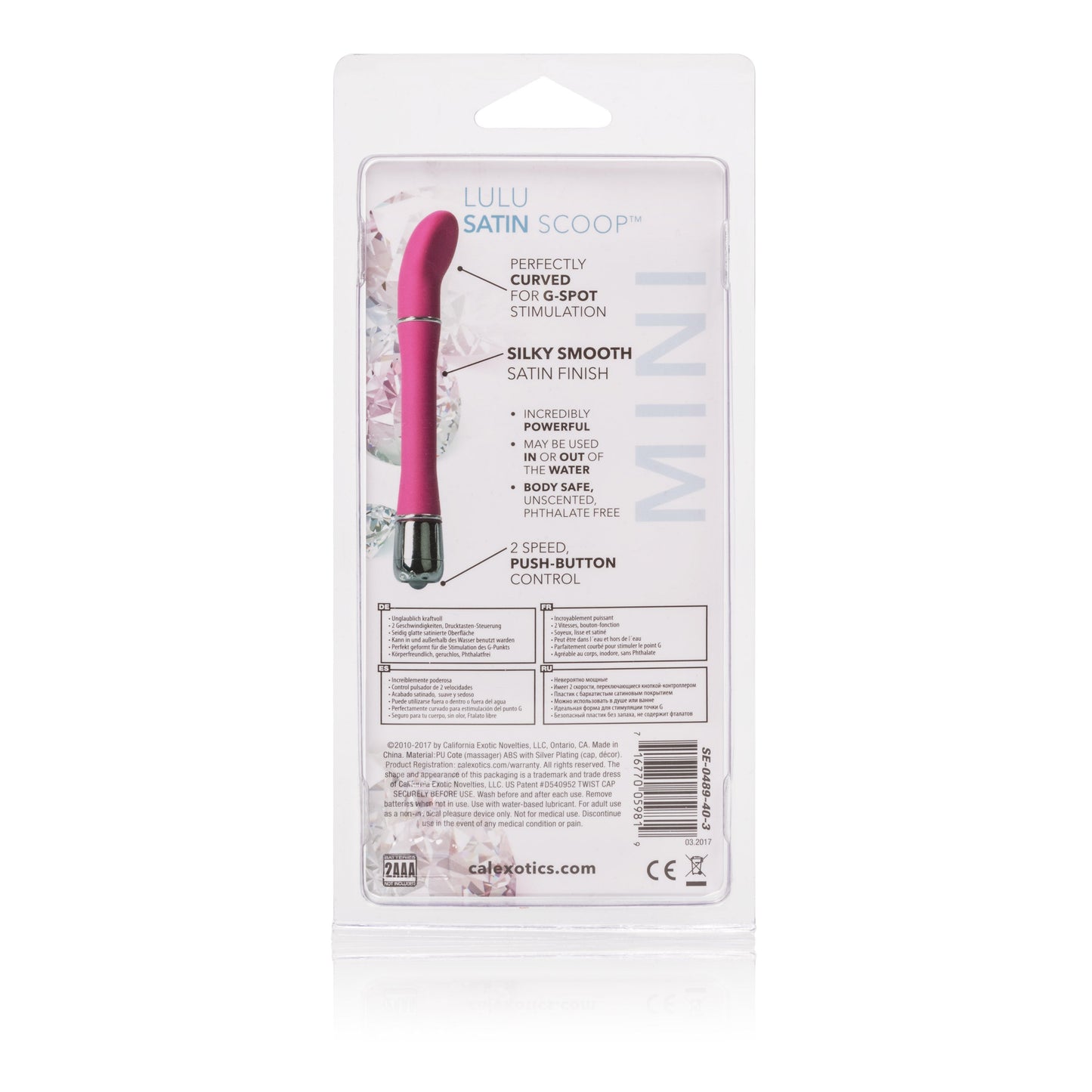 Lulu Satin Scoop Mini – Satiny Soft 6 Inch Vibrator