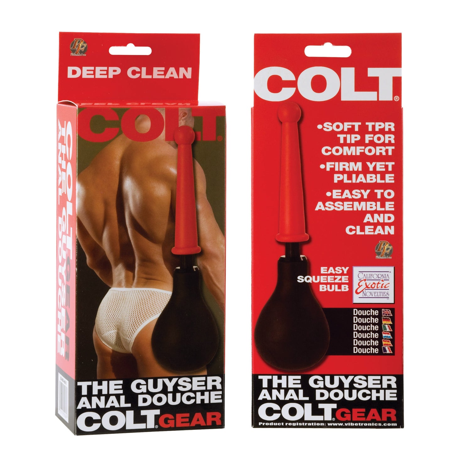 Colt The Guyser Anal Douche – High-Quality Reusable Anal Douche