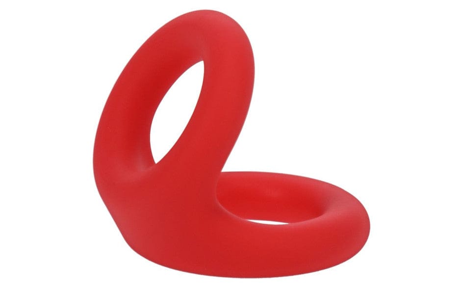 Uplift Silicone Cock Ring in Crimson