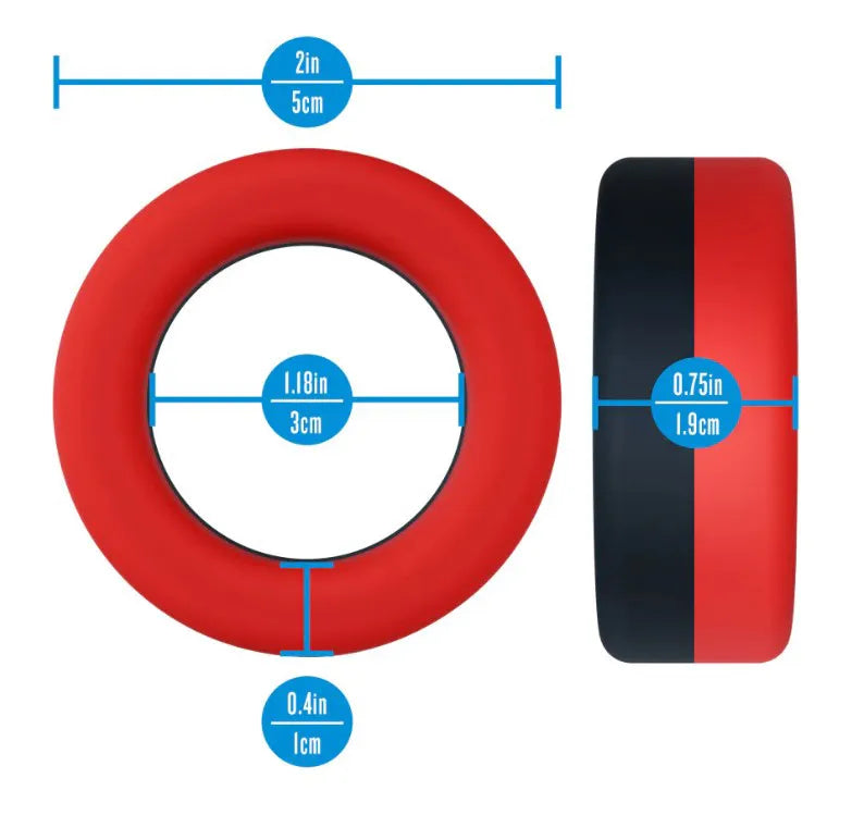 Performance Plus Takeoff (Red/Black) – Silicone Support Ring