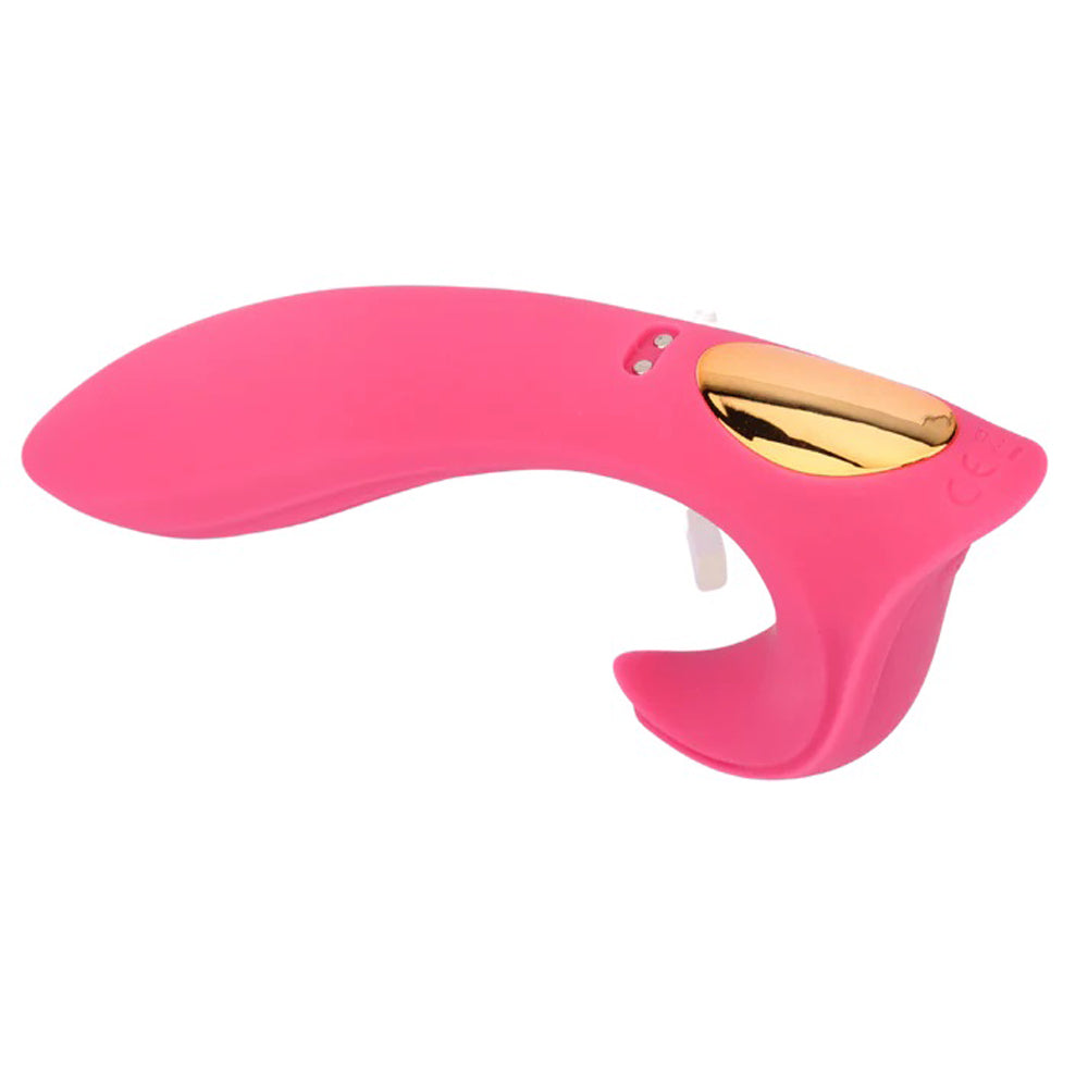 Intimately GG The GG Spot and Clitoral Vibe Bright Pink Food-Grade Silicone Dual Motor 10 Patterns