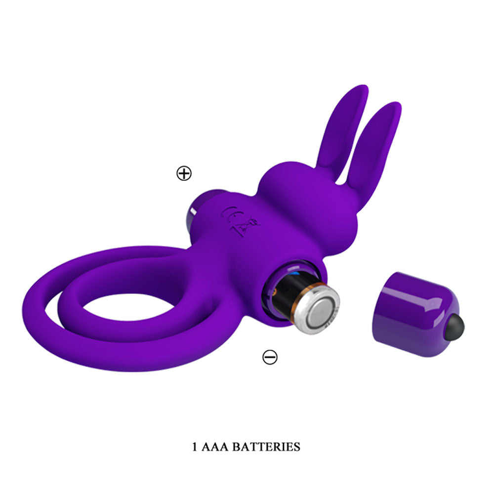 Vibrant Penis Ring III – Silicone Rabbit Cock Ring Vibrator