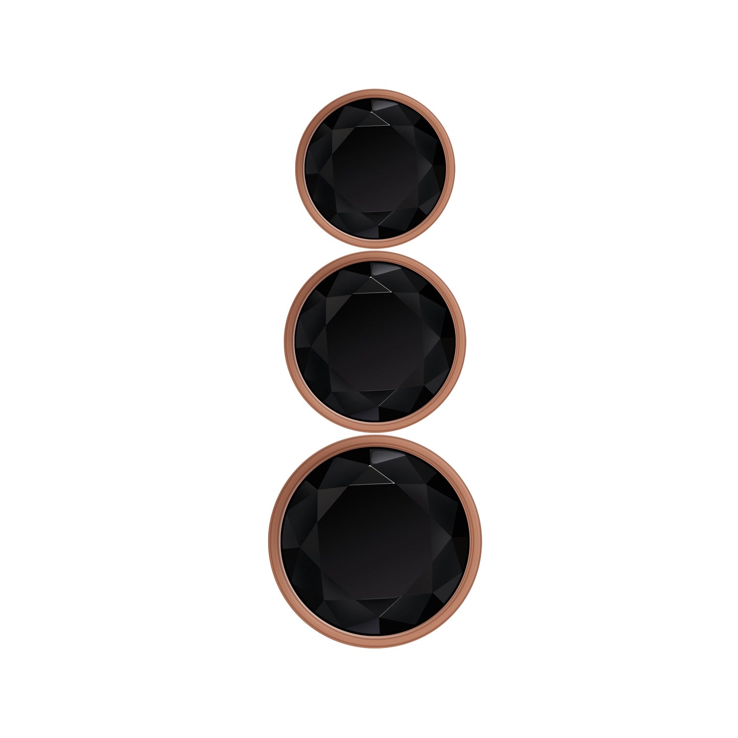 Gender X Gold Digger Set – Metallic Butt Plugs Set of Three Sizes