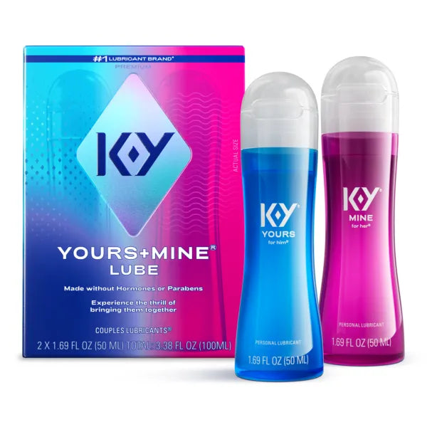 KY Yours and Mine 3oz Couples Lubricant Set