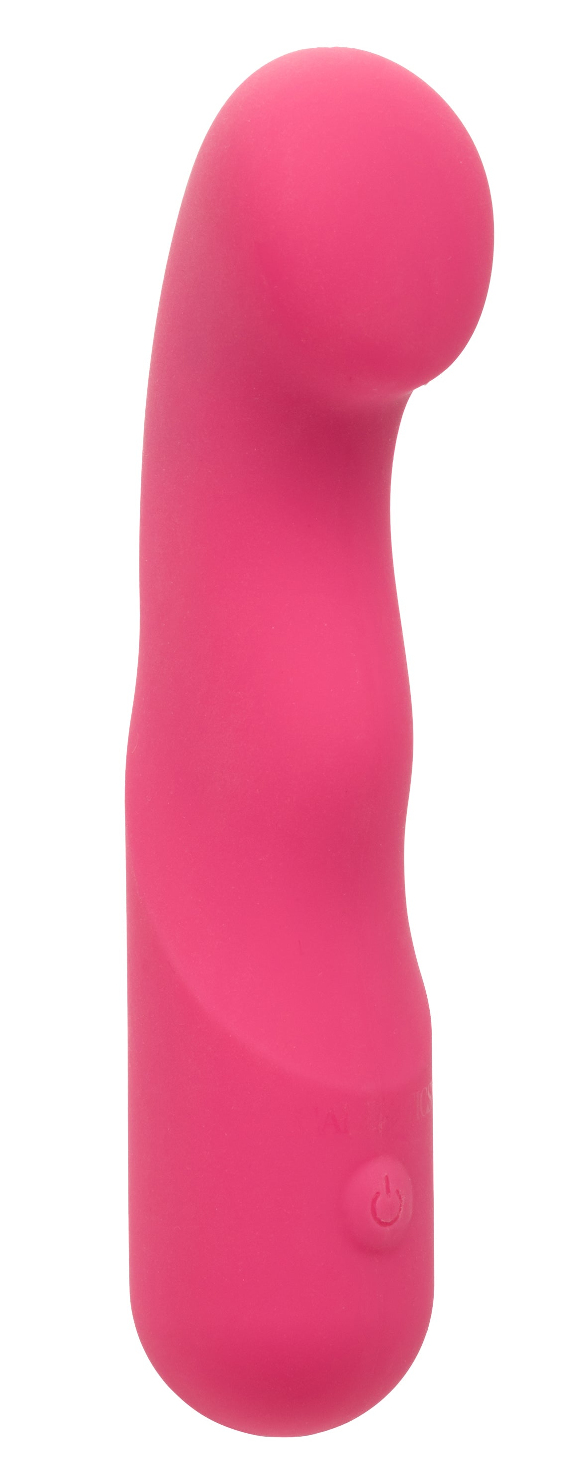 Liquid Silicone Pixies Curvy Pink Flexible Curved Massager with 10 Speeds