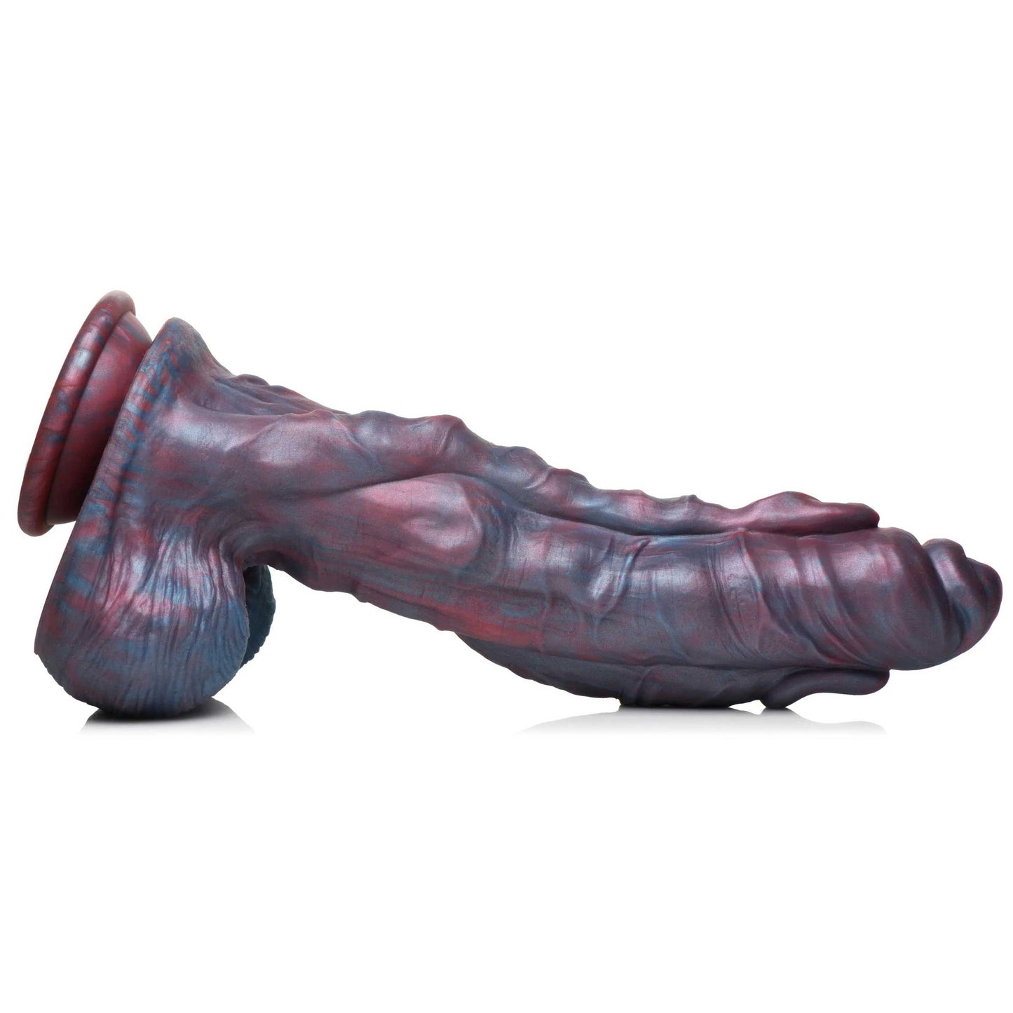 Creature Cocks Hydra (Dark Blue and Red) – 26.9 cm Silicone Dildo