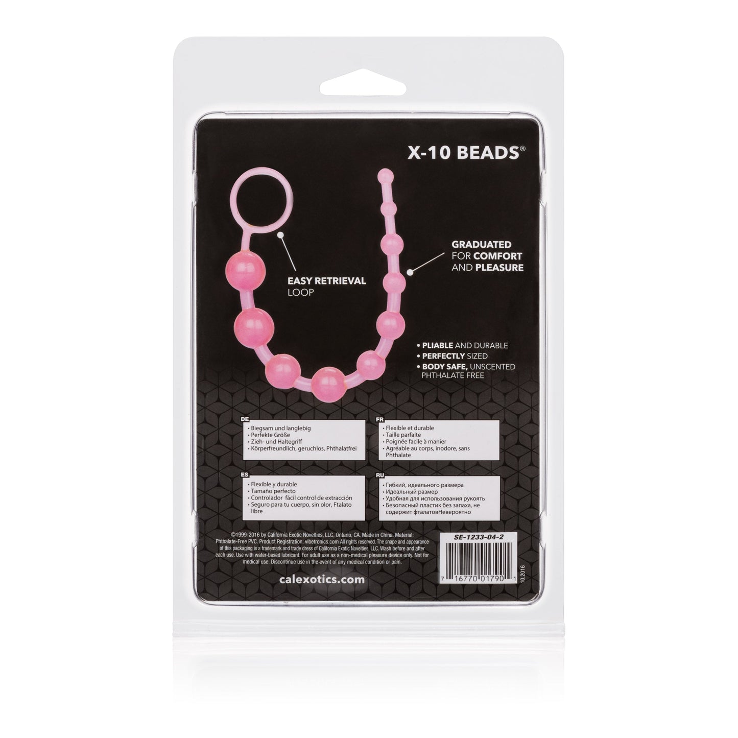 X10 Anal Beads Silicone Graduated 13 Inch