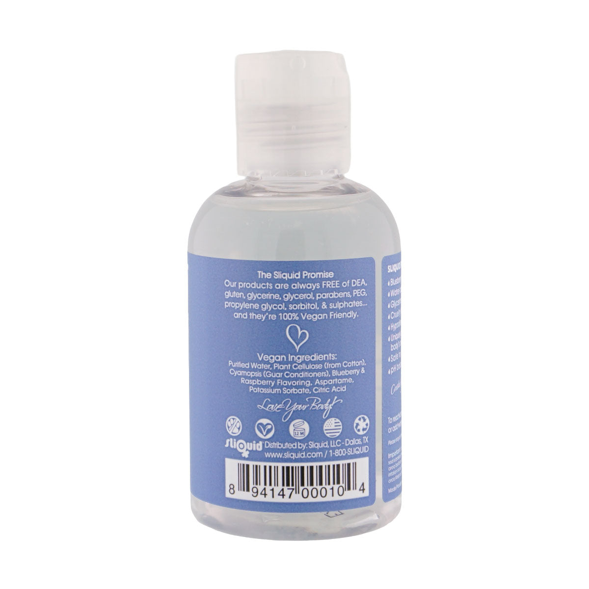 Sliquid Naturals Swirl (Blue Raspberry) – 125ml Vegan Flavored Lubricant