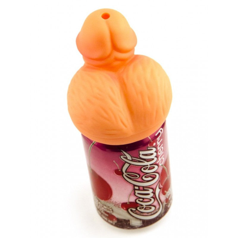 Pecker Beer Can Topper – Food Grade PVC Snap-On Beverage Accessory