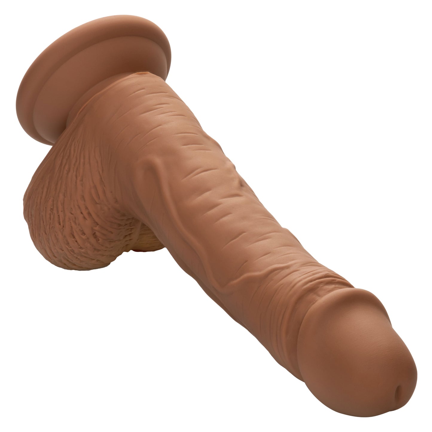 Dual Density Silicone Studs 5 Inch 12.75 cm Brown Realistic Flexible Design with Suction Cup Base