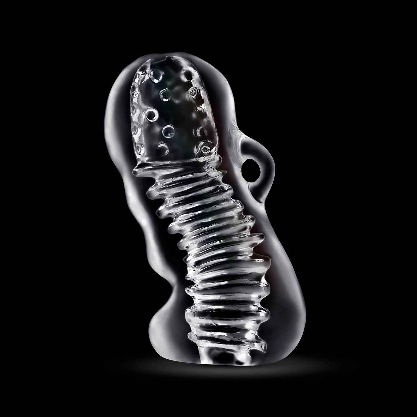 Rize Squeezy (Clear) – Textured Male Masturbator Sleeve
