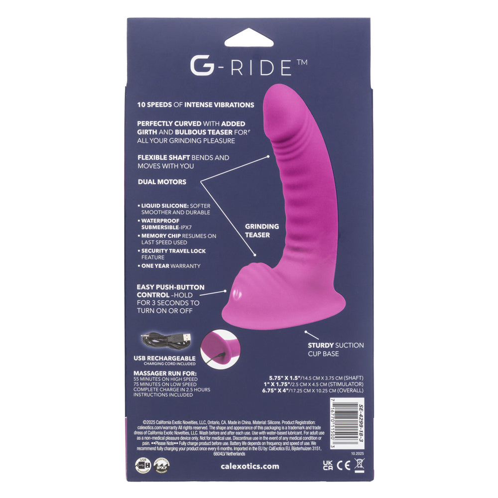 G-Ride Road Trip – Dual-Motor Hands-Free Vibrator with 10 Speeds