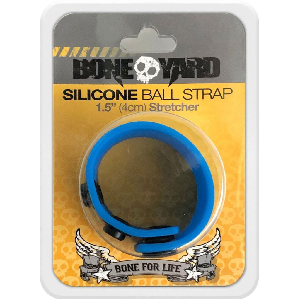 Boneyard Silicone Ball Strap 3 Snap Adjustable Ball Stretcher Ring 4 Centimeters