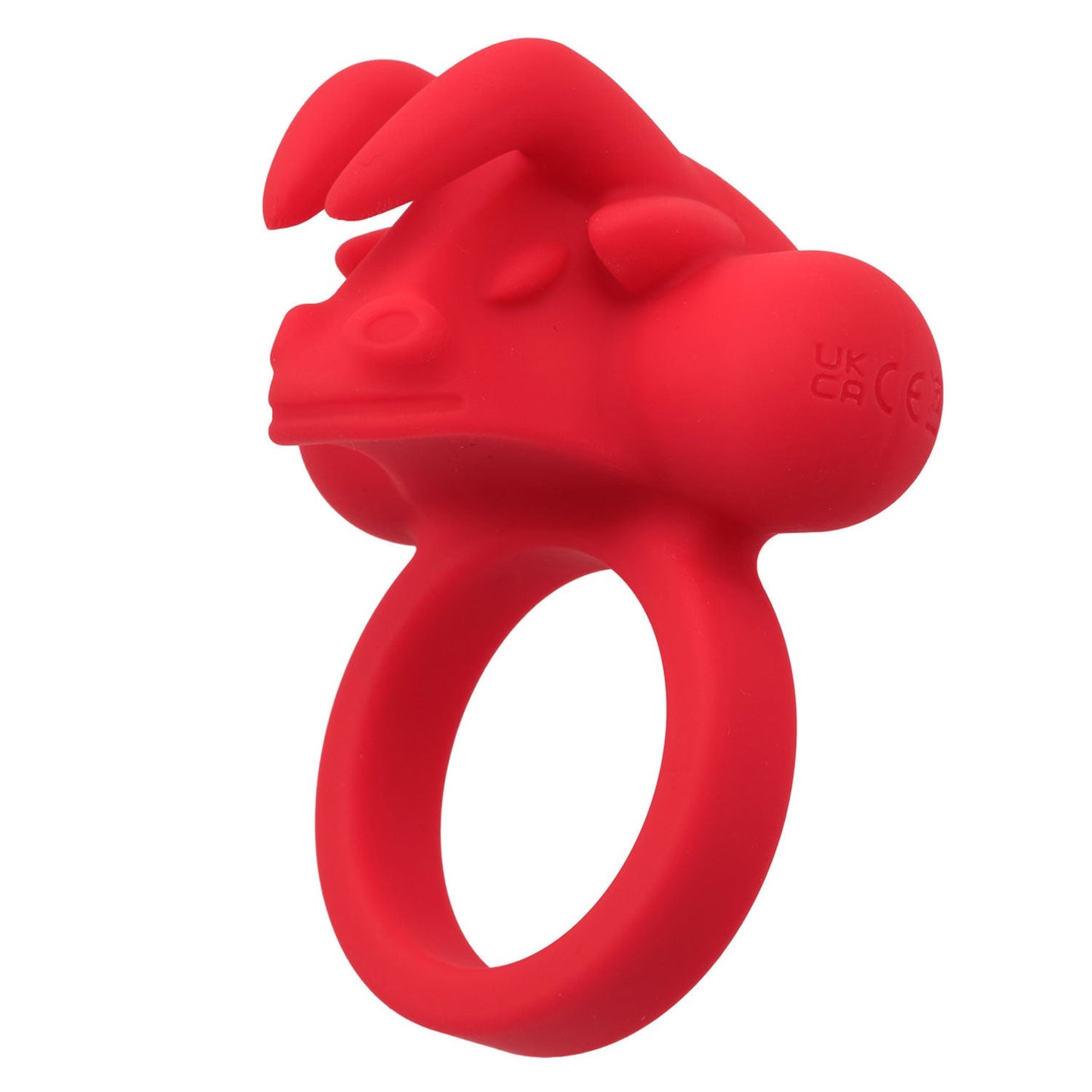 Silicone The Matador Red Waterproof Couples Enhancer Ring with 12 Intense Functions and Charging