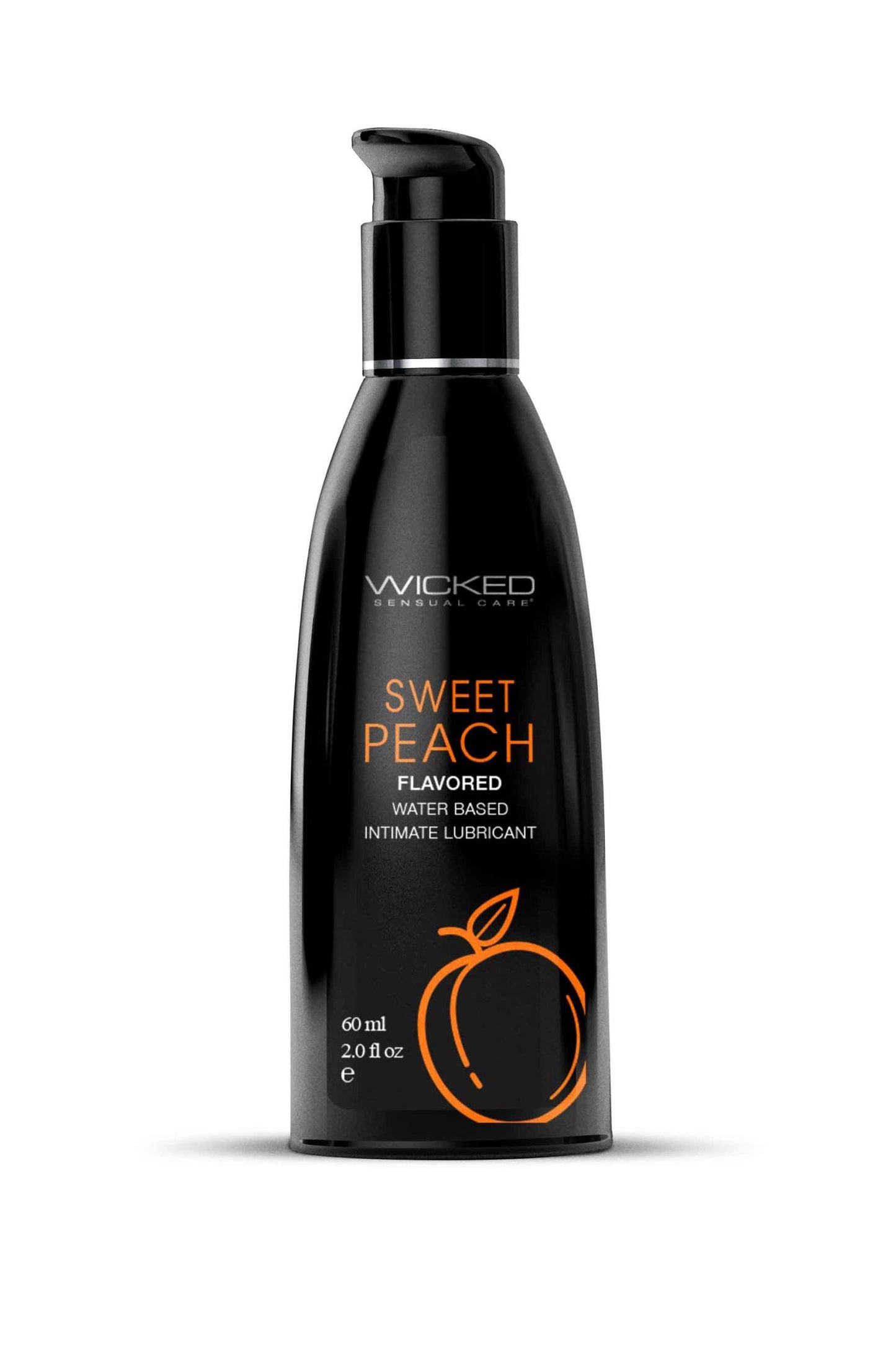 Wicked Aqua Sweet Peach – Flavored Water-Based Lubricant 60 ml Bottle