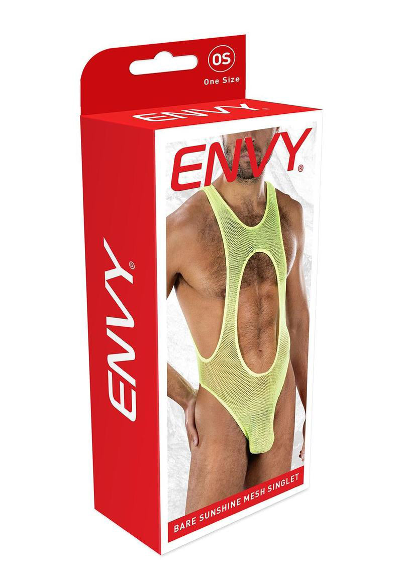 Envy Bare Sunshine Mesh Singlet (Yellow) – Mesh Singlet