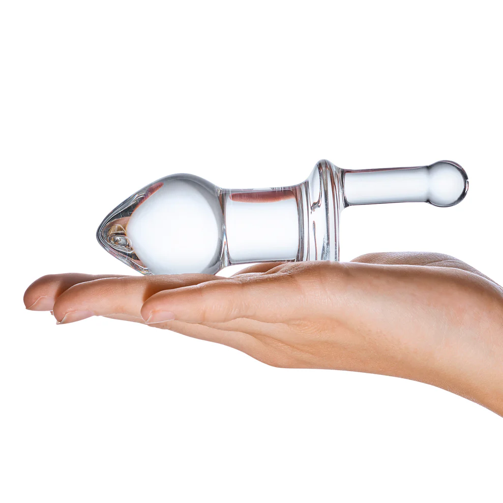 Glas 5 Inch Juicer – Handmade Fracture-Resistant Hypoallergenic Glass Dildo