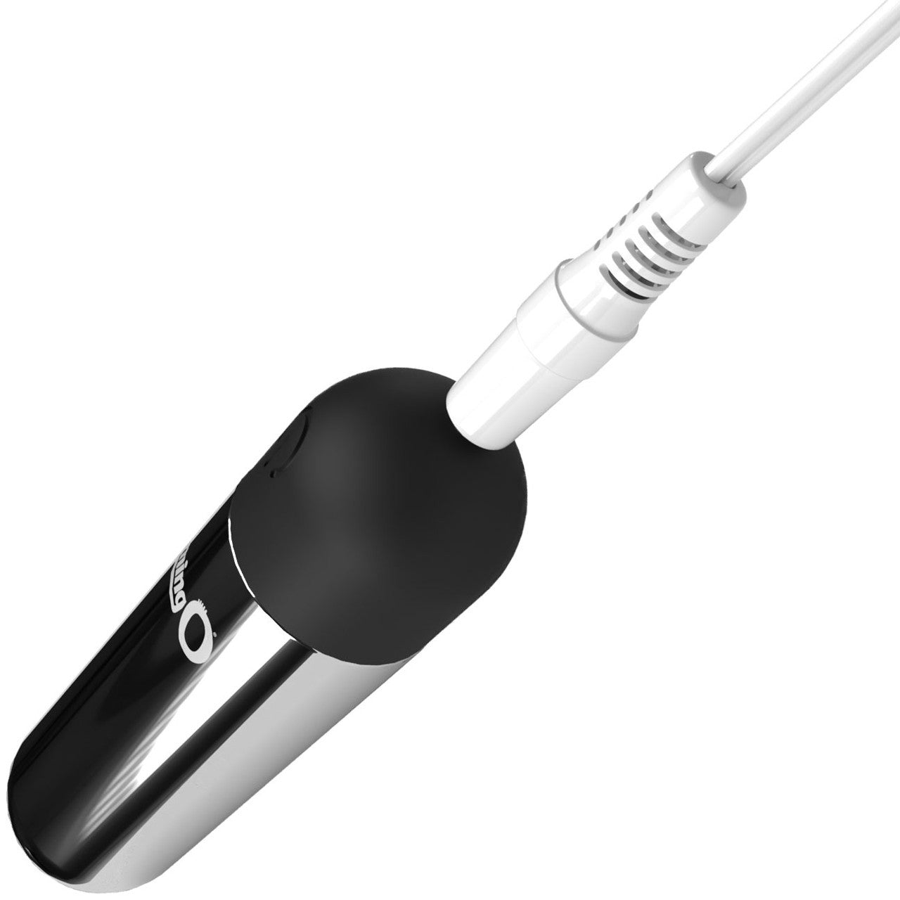 Rechargeable Bullet Vibrator (Silver) – Waterproof Body-Safe ABS with 3 Speeds and Pulse Pattern
