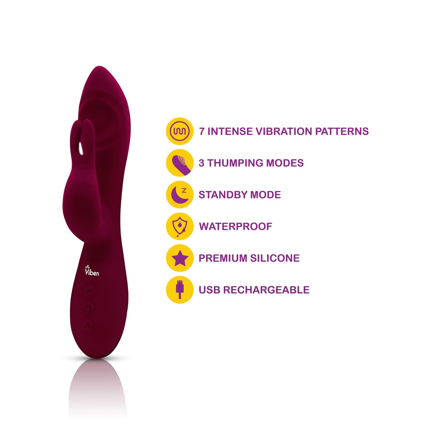 Viben Pzazz Thumping Rabbit Ruby