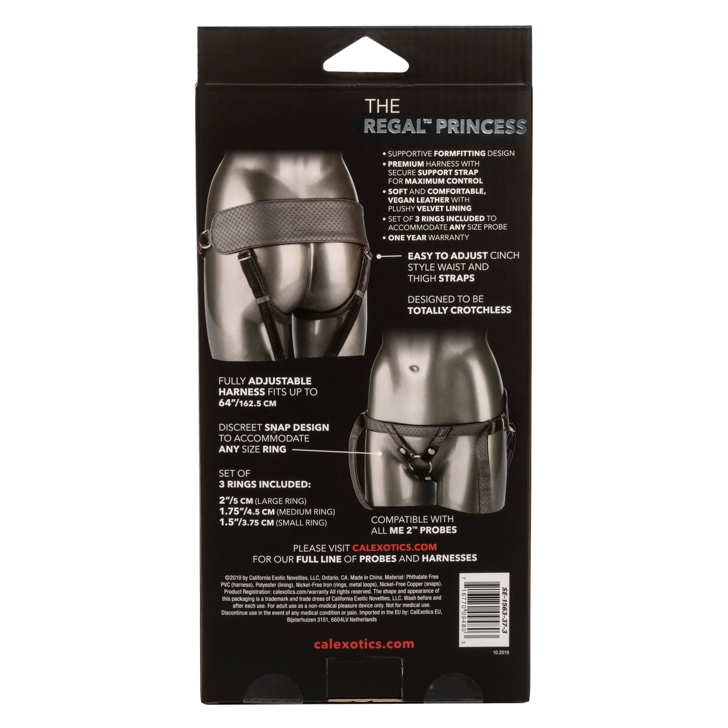 Her Royal Harness Regal Princess Crotchless Harness Pewter